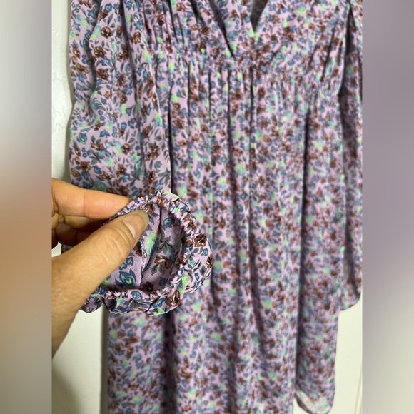 💜 Wild Fable Lavender Floral Dress - Picture 5 of 11